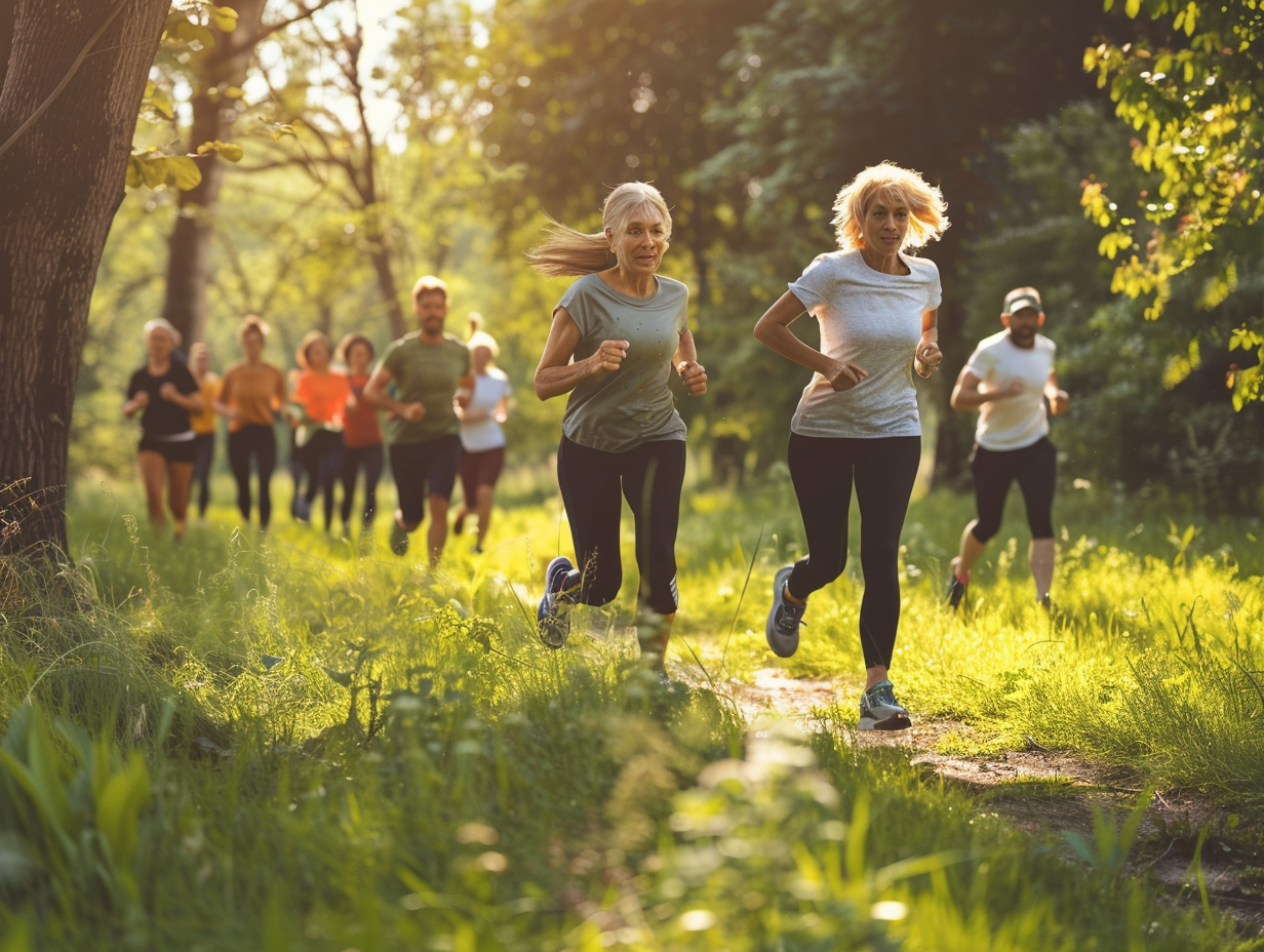 Молода жінка медитує після тренування